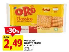Oro saiwa - Biscotti Secchi Classici