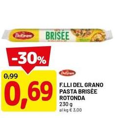 F.lli del grano - Pasta Brisee Rotonda