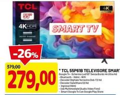 TCL - 55P611B Televisore Smart Tv