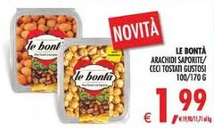 Le pronte bontà - Arachidi Saporite/ Ceci Tostati Gustosi