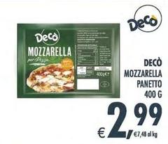 Gusto decò - Mozzarella Panetto