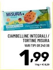 Misura - Ciambelline Integrali/ Tortine