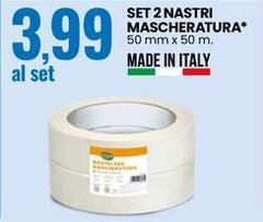 Set 2 Nastri Mascheratura