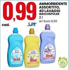 Dexal - Ammorbidente Assortito, 40 Lavaggi