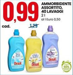 Dexal - Ammorbidente Assortito, 40 Lavaggi