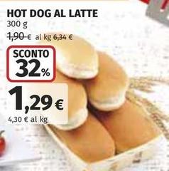 Hot Dog Al Latte
