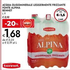 Benent - Acqua Oligominerale Leggermente Frizzante Fonte Alpina