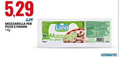 Land - Mozzarella Per Pizze E Panini