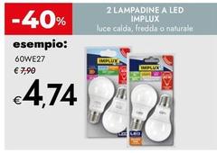 Implux - 2 Lampadine A Led