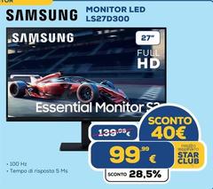 Samsung - Monitor Led Ls27d300