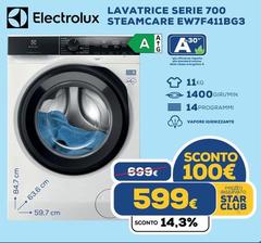 Electrolux - Lavatrice Serie 700 Ew7f411bg3