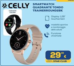 Celly - Smartwatch QuadRANTE TONDO TRAINERRROUND2BK