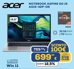 Acer - Notebook Aspire Go 15 AG15-42P-Q9