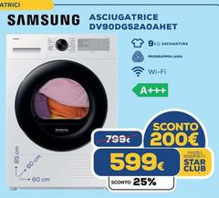 Samsung - Asciugatrice DV90DG52A0AHET