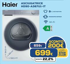 Haier - Asciugatrice HD90-A367U1-IT