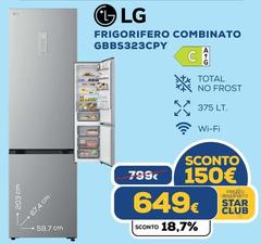 LG - Frigorifero Combinato GBBS323Cpy