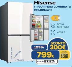 Hisense - Frigorifero Combinato RF540N4WIE