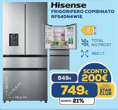 Hisense - Frigorifero Combinato RF540N4WIE
