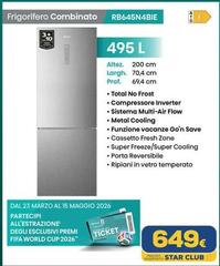 Samsung - Frigorifero Combinato RB645N4BIE