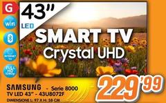 Samsung - Serie 8000 Tv Led 43