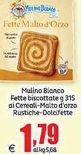 Mulino Bianco - Fette Biscottate