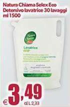 Selex - Natura Chiama Detersivo Lavatrice 30 Lavaggi