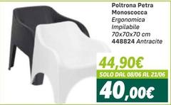 Petra - Poltrona  Monoscocca