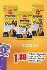 Pedigree - Dentastix Large X 4 G 154 Medium S/ Small