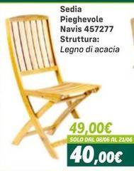 Acacia - Sedia Pieghevole Navis 457277