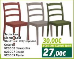 Solo - Sedia Rea Sienna Soul Struttura: Polipropilene Colore. 523008