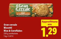 Gran Cereale - Biscotti Riso & Cornflakes