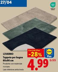 Livarno - Tappeto Per Bagno 60x90 Cm
