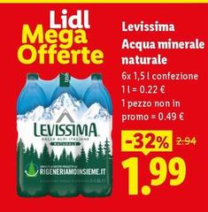 Levissima - Acqua Minerale Naturale