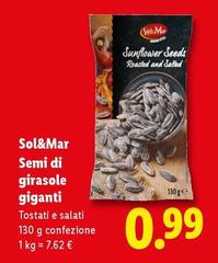 Sol & Mar - Semi Di Girasole Giganti