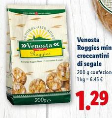 Venosta - Roggies Mini Croccantini Di Segale