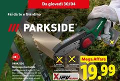 Parkside - Motosega Ricaricabile