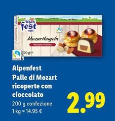 Alpen Fest - Palle Di Mozart Ricoperte Con Cioccolato