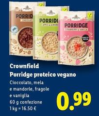 Crownfield - Porridge Proteico Vegano