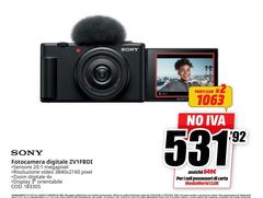 Sony - Fotocamera Digitale ZV/FBDI