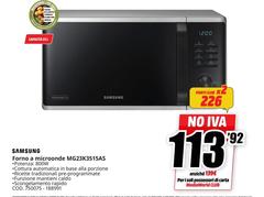 Samsung - Forno A Microonde MG23K3515AS
