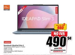 Lenovo - Notebook Ideapad Slim 3
