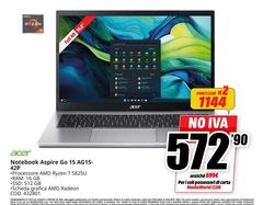 Acer - Notebook Aspire Go 15 Agis- 42p