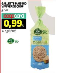 Coop - Gallette Mais Bio Vivi Verde