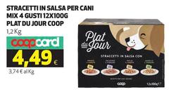 Coop - Stracetti In Salsa Per Cani Mix 4 Gusti 12x100g Plat Du Jour