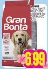 Monge - Gran Bontà Adult Dog Crocchette Con Manzo