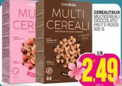 Cerealitalia - Cereali Multicereali Cioccolato/Frutti Rossi
