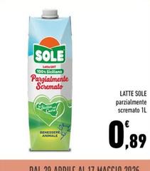 Sole - Latte Parzialmente Scremato