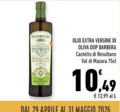 Barbera - Olio Extra Vergine Di Oliva DOP