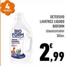 Bioform - Detersivo Lavatrice Liquido