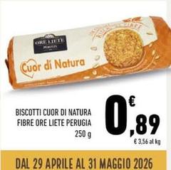 Ore Liete Perugia - Biscotti Cuor Di Natura Fibre 